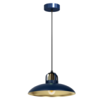 Pakabinamas šviestuvas FELIX NAVY BLUE/GOLD 1xE27