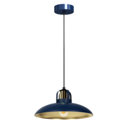 Pakabinamas šviestuvas FELIX NAVY BLUE/GOLD 1xE27