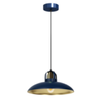 Pakabinamas šviestuvas FELIX NAVY BLUE/GOLD 1xE27