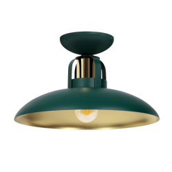Lubinis šviestuvas FELIX GREEN/GOLD 1xE27