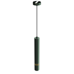 Pakabinamas šviestuvas JOKER GREEN/GOLD 1xGU10