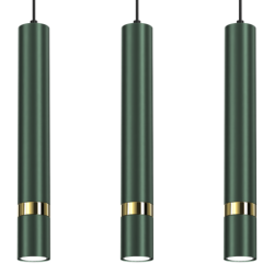 Pakabinamas šviestuvas JOKER GREEN/GOLD 3xGU10