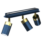Lubinis šviestuvas JOKER NAVY BLUE/GOLD 3xGU10