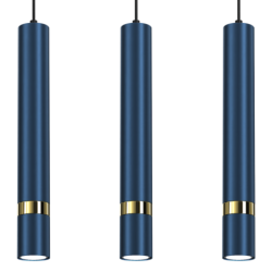 Pakabinamas šviestuvas JOKER NAVY BLUE/GOLD 3xGU10