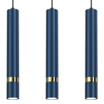 Pakabinamas šviestuvas JOKER NAVY BLUE/GOLD 3xGU10