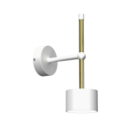 Sieninis šviestuvas ARENA WHITE/GOLD 1xGX53