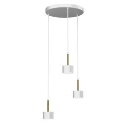 Pakabinamas šviestuvas ARENA WHITE/GOLD 3xGX53