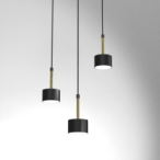 Pakabinamas šviestuvas ARENA BLACK/GOLD 3xGX53