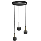 Pakabinamas šviestuvas ARENA BLACK/GOLD 3xGX53