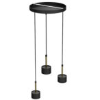 Pakabinamas šviestuvas ARENA BLACK/GOLD 3xGX53