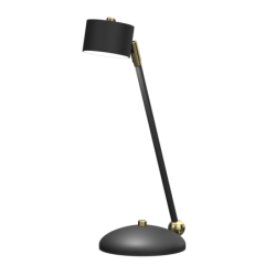 Stalinis šviestuvas ARENA BLACK/GOLD 1xGX53