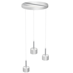 Pakabinamas šviestuvas ARENA WHITE/SILVER 3xGX53