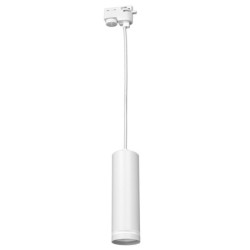 Į bėgelį montuojamas šviestuvas PIPE-RING Pendant Light White 1xGU10