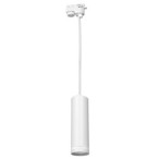 Į bėgelį montuojamas šviestuvas PIPE-RING Pendant Light White 1xGU10