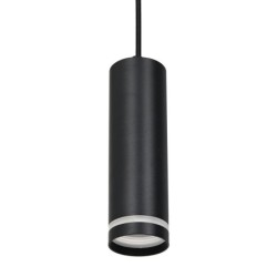 Į bėgelį montuojamas šviestuvas PIPE-RING Pendant Light Black 1xGU10