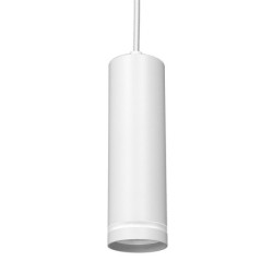 Į bėgelį montuojamas šviestuvas PIPE-RING Pendant Light White 1xGU10 - 3 fazės
