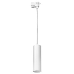 Į bėgelį montuojamas šviestuvas Pipe Pendant Light White 1xGU10