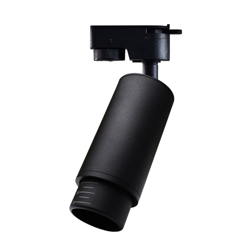 MICA BLACK ZOOM į bėgelį montuojamas šviestuvas 1xGU10