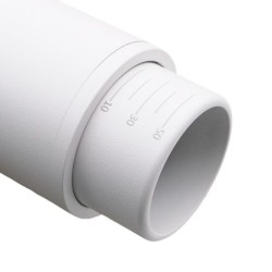 MICA WHITE ZOOM į bėgelį montuojamas šviestuvas 1xGU10 - 3 fazės
