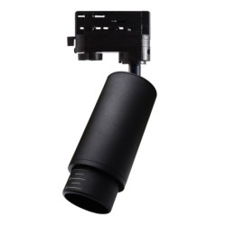 MICA BLACK ZOOM į bėgelį montuojamas šviestuvas 1xGU10 - 3 fazės