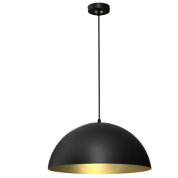 Pakabinamas šviestuvas BETA BLACK/GOLD 1xE27 45cm