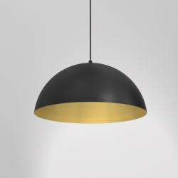 Pakabinamas šviestuvas BETA BLACK/GOLD 1xE27 45cm