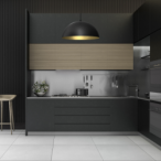 Pakabinamas šviestuvas BETA BLACK/GOLD 1xE27 45cm