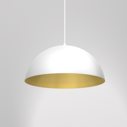 Pakabinamas šviestuvas BETA WHITE/GOLD 1xE27 45cm