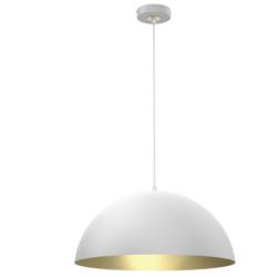 Pakabinamas šviestuvas BETA WHITE/GOLD 1xE27 45cm