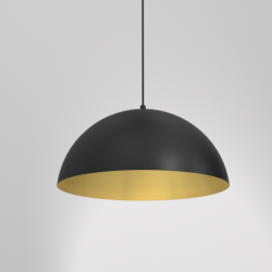 Pakabinamas šviestuvas BETA BLACK/GOLD 1xE27 35cm