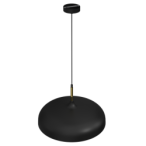 Pakabinamas šviestuvas LINCOLN BLACK/GOLD 1xE27 45cm