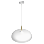 Pakabinamas šviestuvas LINCOLN WHITE/GOLD 1xE27 45cm