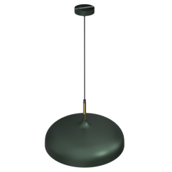 Pakabinamas šviestuvas LINCOLN GREEN/GOLD 1xE27 45cm