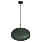 Pakabinamas šviestuvas LINCOLN GREEN/GOLD 1xE27 45cm