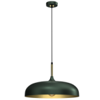Pakabinamas šviestuvas LINCOLN GREEN/GOLD 1xE27 45cm