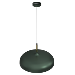 Pakabinamas šviestuvas LINCOLN GREEN/GOLD 1xE27 45cm