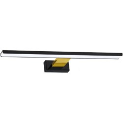 Sieninis šviestuvas SHINE BLACK/GOLD 60cm 13,8W LED