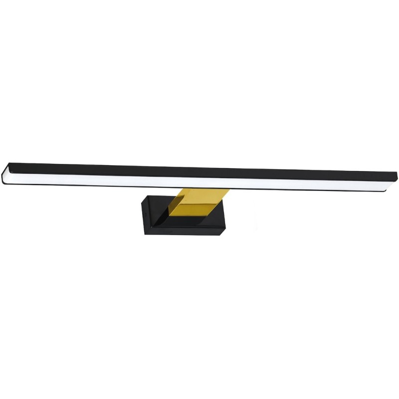 Sieninis šviestuvas SHINE BLACK/GOLD 60cm 13,8W LED