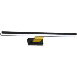 Sieninis šviestuvas SHINE BLACK/GOLD 60cm 13,8W LED