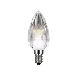 LED lemputė LED 4W E14 C37 4000K KRISTALINĖ
