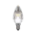 LED lemputė LED 4W E14 C37 4000K KRISTALINĖ