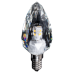 LED lemputė LED 4W E14 C37 4000K KRISTALINĖ