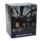 Girlianda 15xE27 15 metrų (be lempučių)