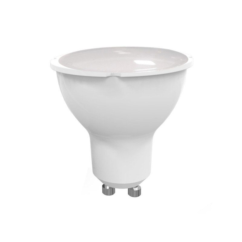 10x LED lemputė LED 6.5W GU10. Spalva: ŠALTA BALTA