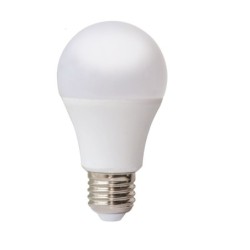 10x LED lemputė LED 9W E27 A60. Spalva: ŠALTA BALTA