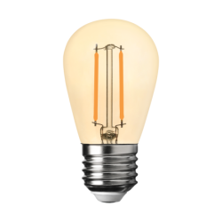 10x LED lemputė Filamentinė LED 1W ST45 E27 2700K Amber