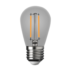 10x LED lemputė Filamentinė LED 1W ST45 E27 2700K Smoked