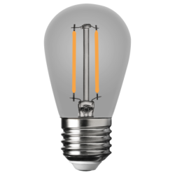 10x LED lemputė Filamentinė LED 1W ST45 E27 2700K Smoked