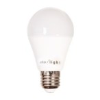 10x LED lemputė LED 11W E27 A60. Spalva: ŠALTA BALTA
