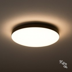 Lubinis šviestuvas MAYA JUODAS 13W PIR Ø330 mm